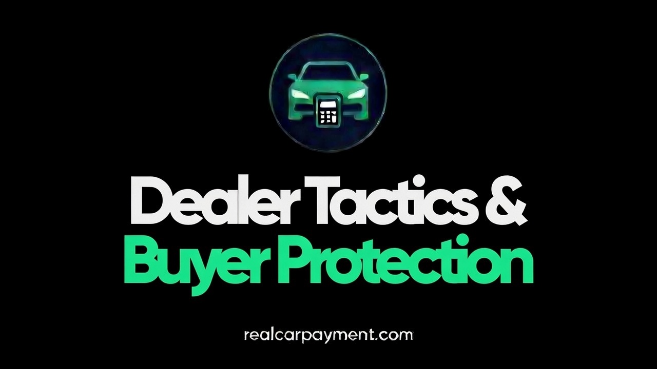 Dealer tactics and buyer protection guide